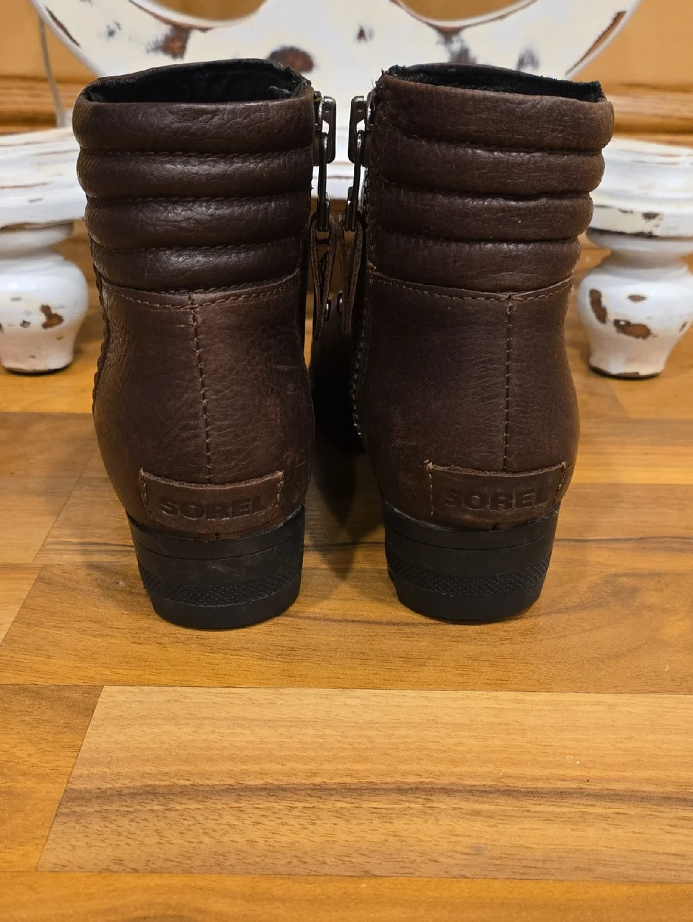 Sorel Waterproof Leather Boots Size 8